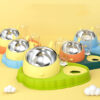 Portable Stainless Steel Pet Double Feeding Bowl
