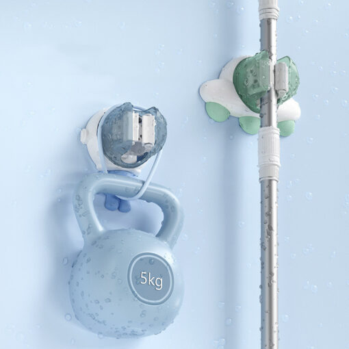 Cute Cartoon Wall-Mount Bathroom Mop Rack Holder