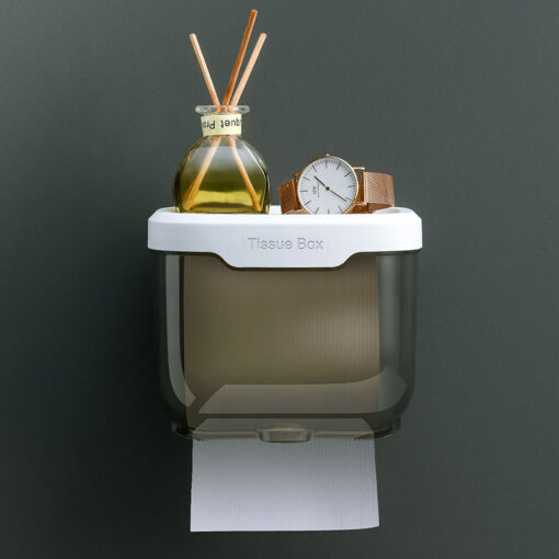 Creative Household Punch-Free Toilet Tissue Storage Box - Image 8