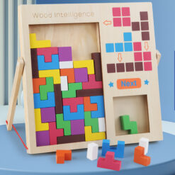 Wooden Montessori Educational Puzzle Board Game Toy