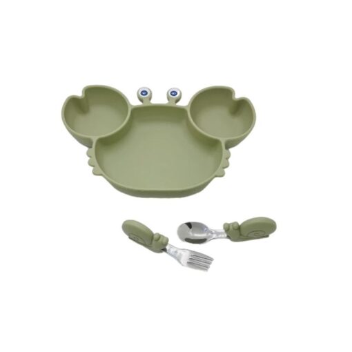 Children's Silicone Tableware Food Bowl Snack Plate