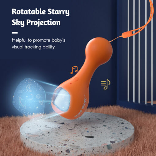 Colorful Rotating Starry Sky Projection Sleep Music Toy
