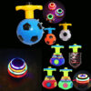 Colorful Children's Luminous Spinning Top UFO Toy