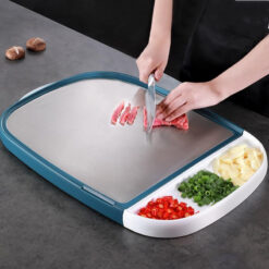 Multifunctional Stainless Steel Storage Cutting Board