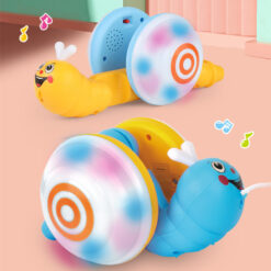 Children's Rope Dragging Snail Light Music Pulling Toy