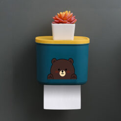 Wall-mounted Waterproof Free Punch Toilet Paper Box