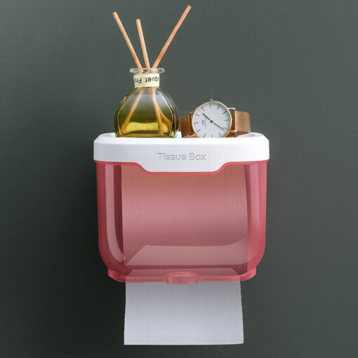 Creative Household Punch-Free Toilet Tissue Storage Box - Image 7