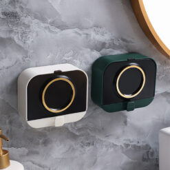 Wall-mounted Household Bathroom Soap Box Holder