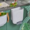 Wall Mounted Kitchen Folding Household Trash Can