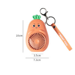USB Rechargeable Mini Household Keychain Cooling Fan