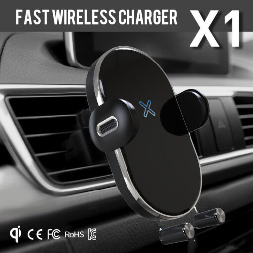 360° Rotating Wireless Car Navigation Phone Charger