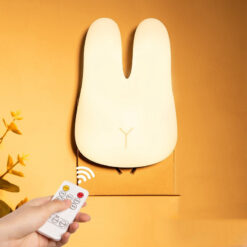 Remote Control Rabbit Bedside Night Light Lamp