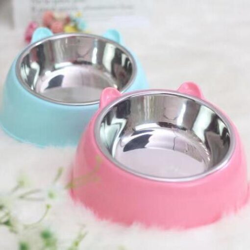 Stainless Steel Double Drinking Water Feeder Dog Bowl