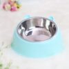 Stainless Steel Double Drinking Water Feeder Dog Bowl