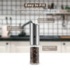 Stainless Steel Electric Transparent Pepper Grinder