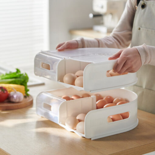 Multiple-Layers U-shaped Stackable Egg Storage Box - Image 5