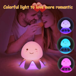 Cute Remote Control Colorful Silicone Night Light Lamp