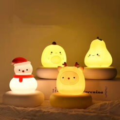 Cute Cartoon USB Rechargeable Night Light Lamp