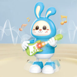 Cute Rabbit Guitarist Light Music Singing Dancing Toy