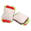 Dog Teething Sandwich Dumplings Chewing Plush Toy