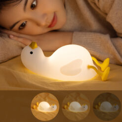 Creative Funny Duck Shape LED Night Light Lamp