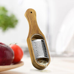 Stainless Steel Wooden Kitchen Cheese Grater