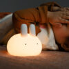 Lovely Silicone LED Rabbit Clapping Night Light Lamp