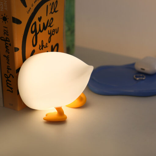 Creative Duck Rechargeable Bedroom Night Light Lamp