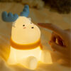 Children's Silicone Moose Shape LED Night Light Lamp