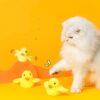 Interactive Automatic Electric Duck Shape Cat Toy