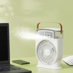 Portable USB Charging Humidifier Air Cooler Spray Fan
