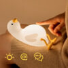 Creative Funny Duck Shape LED Night Light Lamp