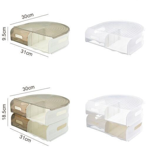 Multiple-Layers U-shaped Stackable Egg Storage Box - Image 8