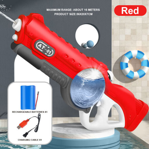 Automatic Electric LED Suction Water Gun Squirt Toy