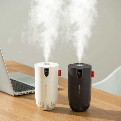 USB Desktop LED Digital Display Warm Light Humidifier