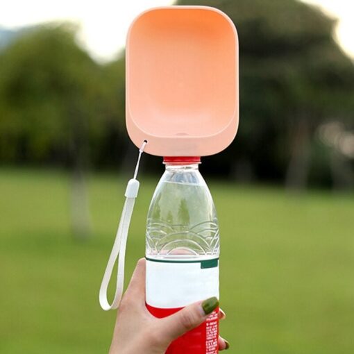 Portable Outdoor Pet Water Bottle Drinking Bowl