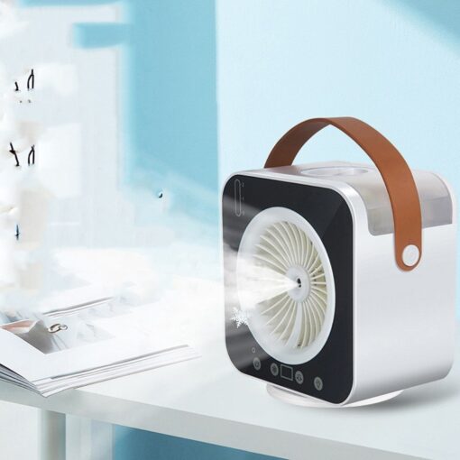 Portable Mini USB Rechargeable Desktop Air Cooler - Image 5