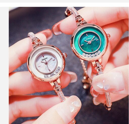 Waterproof Elegant Circular Female Watch