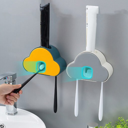 Wall-mounted Automatic Toothpaste Squeezer Dispenser