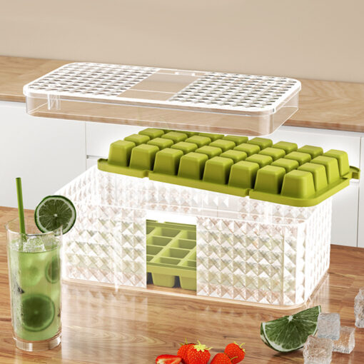 Creative Silicone Storage Square Ice Cube Mold Trays