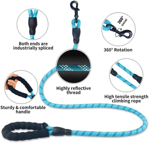 Portable Luminous Pet Dog Traction Belt Leash