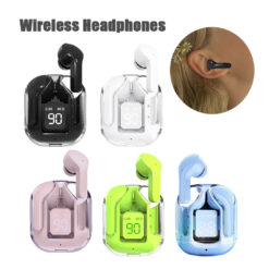 Transparent Wireless Bluetooth Digital Display Headset