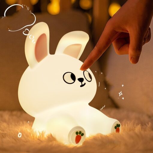 Creative Silicone Night Light Mobile Phone Holder Stand