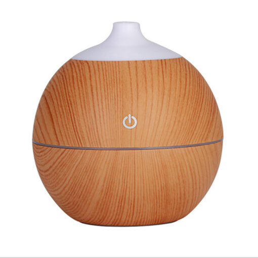 Wood Grain Mini LED Light Aromatherapy Humidifier - Image 5