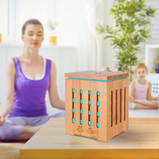 Ultrasonic Wooden Aromatherapy Essential Oil Diffuser