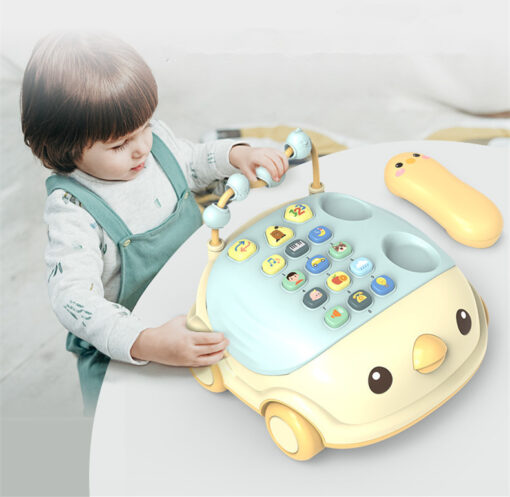 Cute Cartoon Chicken Simulation Landline Phone Car Toy