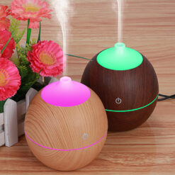 Wood Grain Mini LED Light Aromatherapy Humidifier