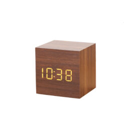 Wooden LED Digital Desktop Table Alarm Clock