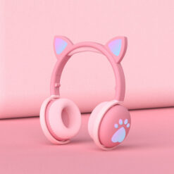 Luminous Retractable Cool Cat Ear Bluetooth Headset