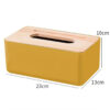 Multifunctional Wooden Tissue Storage Box Holder